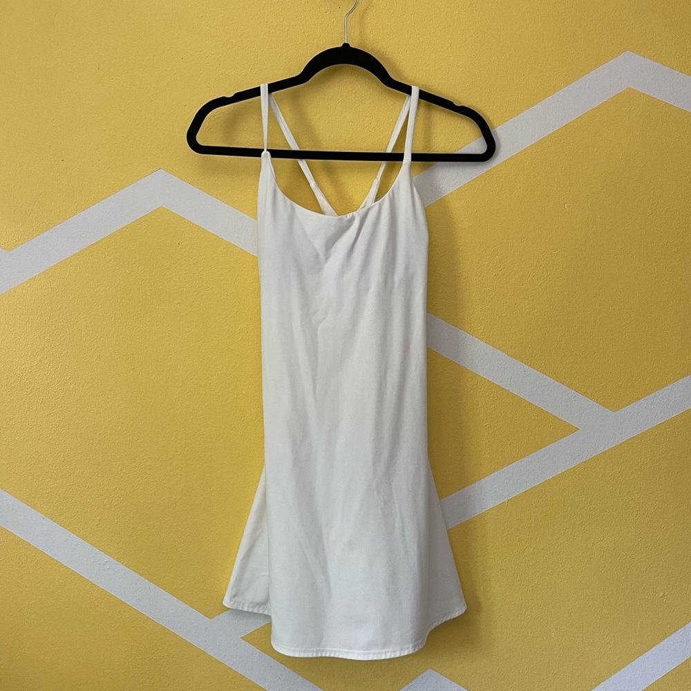 HALARA White Mini Dress
